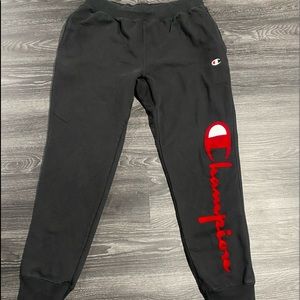 Champion Reverse Weave Men Jogger Pants Black